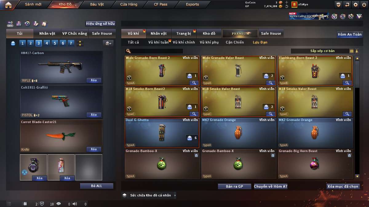shop acc cf uy tin gia re